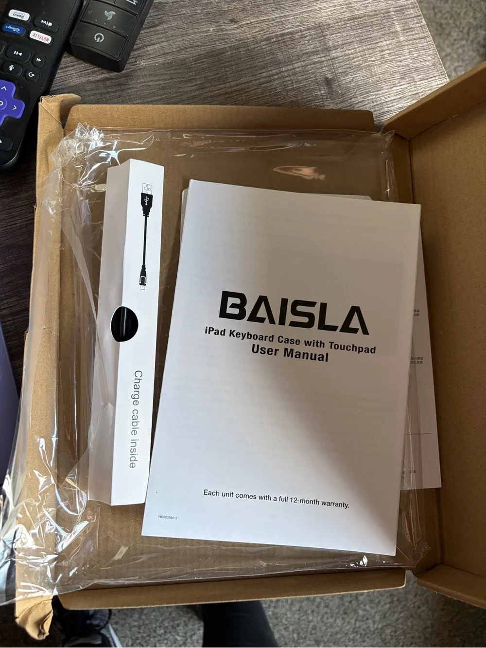 Baisla Keyboard Case for iPad (F180/F360) in Light Purple